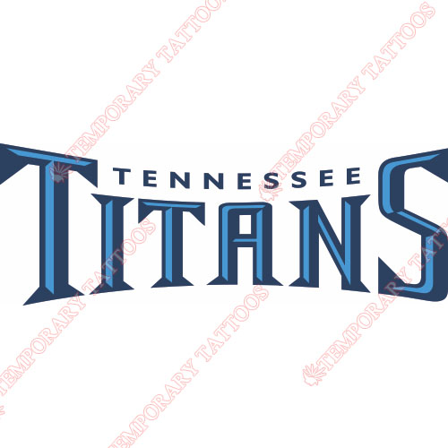 Tennessee Titans Customize Temporary Tattoos Stickers NO.833